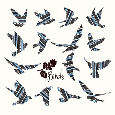 Uçan Kuş silhouettes