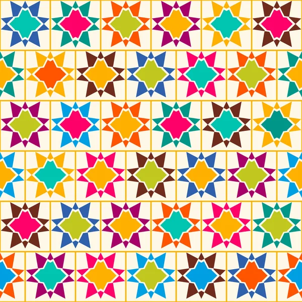 Geometric pattern with colorful shapes — Stock Vector