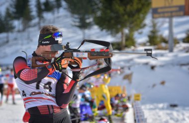 Cheile Gradistei, Roamania - 27 Ocak: IBU gençlik ve Junior Dünya Şampiyonası Biatlon bilinmeyen rakip 24 Ocak 2016 02 Şubat 2016 yılında Cheile Gradistei, Romanaia için
