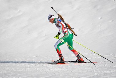 Cheile Gradistei, Roamania - 24 Ocak: IBU gençlik ve Junior Dünya Şampiyonası Biatlon bilinmeyen rakip 24 Ocak 2016 02 Şubat 2016 yılında Cheile Gradistei, Romanaia için