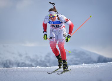 Cheile Gradistei, Roamania - 24 Ocak: IBU gençlik ve Junior Dünya Şampiyonası Biatlon bilinmeyen rakip 24 Ocak 2016 02 Şubat 2016 yılında Cheile Gradistei, Romanaia için