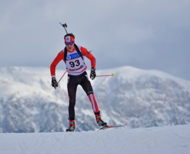 Cheile Gradistei, Roamania - 24 Ocak: IBU gençlik ve Junior Dünya Şampiyonası Biatlon bilinmeyen rakip 24 Ocak 2016 02 Şubat 2016 yılında Cheile Gradistei, Romanaia için