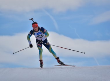 Cheile Gradistei, Roamania - 28 Ocak: IBU gençlik ve Junior Dünya Şampiyonası Biatlon bilinmeyen rakip 24 Ocak 2016 02 Şubat 2016 yılında Cheile Gradistei, Romanaia için