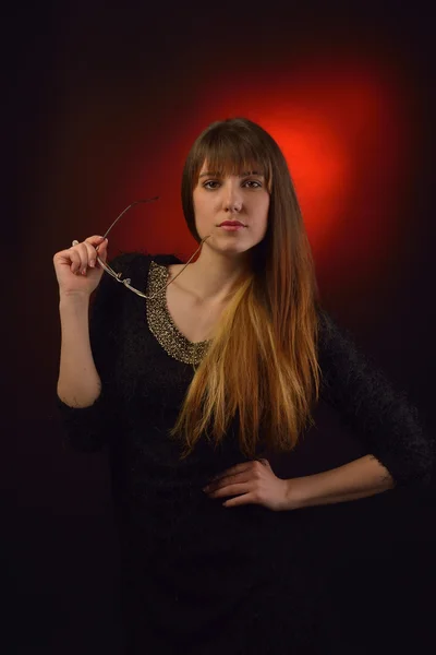 Jóvenes mujeres bonitas retrato en el estudio —  Fotos de Stock