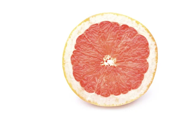 Grapefruit slices on white background — Stock Photo, Image