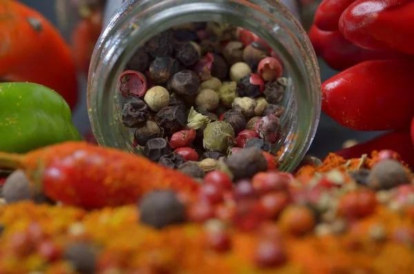 Spezie. Cibo e cucina ingredienti . — Foto Stock