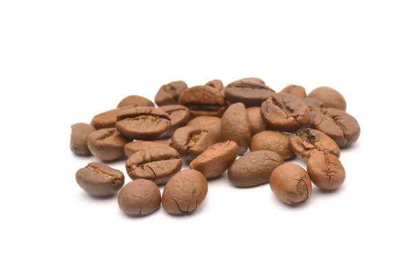 Coffee beans on white background — Stock Photo, Image