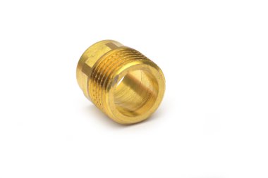 Sıhhi tesisat bağlayıcı beyaz arka plan üzerinde