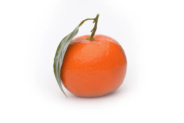 成熟的甜橘，孤立在白色 — 图库照片