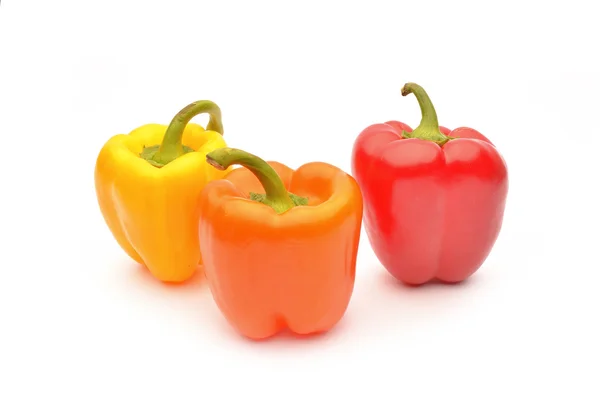Peppers  on white background — Stock Photo, Image