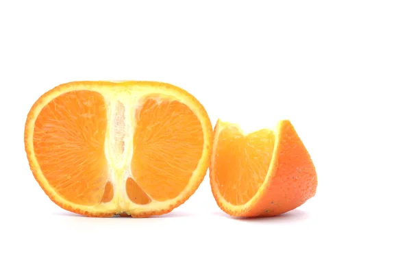 从白色背景分离出来的橘子果 — 图库照片