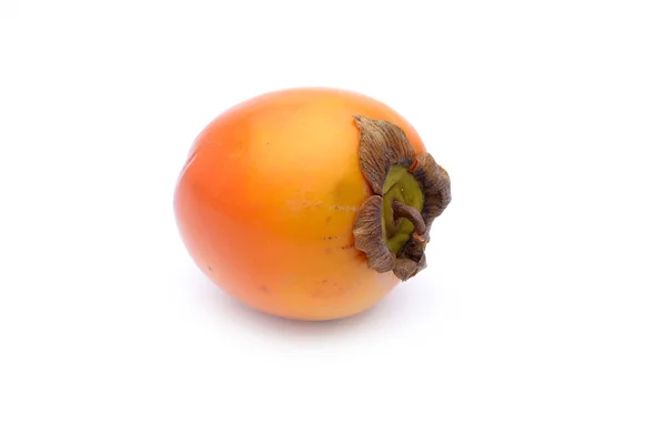 Fruta de caqui sobre fondo blanco —  Fotos de Stock