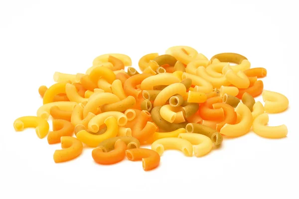 Heap of pasta on white background — Stock Photo, Image