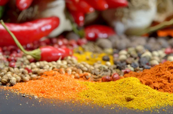 Spices. Food And Cuisine Ingredients. — Stock Photo, Image