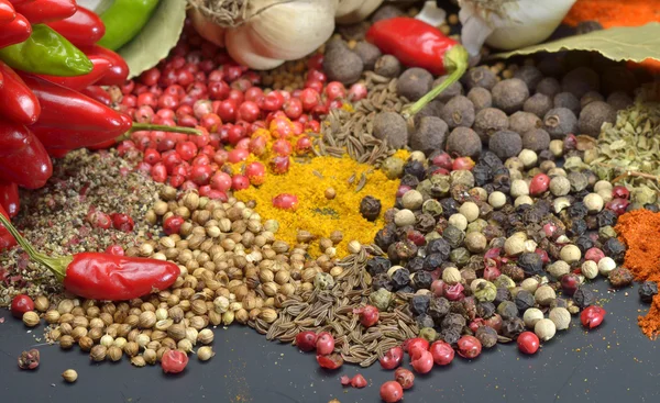Spices. Food and cuisine ingredients — Stock Photo, Image