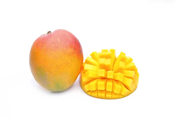Fruta de mango sobre fondo blanco —  Fotos de Stock