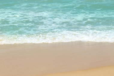 Deniz plaj tropikal temizleyin