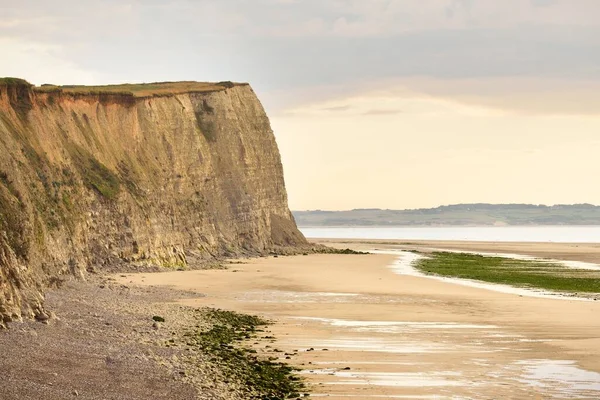 Acantilado Tiza Blanca Cap Blanc Nez Costa Francia Estrecho Dover —  Fotos de Stock