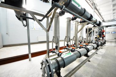 Ters osmoz endüstriyel şehir su arıtma istasyonu için pompa istasyonu