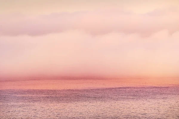 Shore Pointe Pen Hir Clouds Morning Fog Sunrise Brittany France — Stok fotoğraf