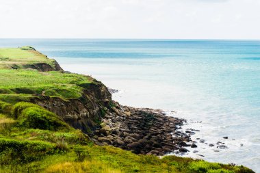 Fransa 'nın başkenti Cap Gris Nez' de kıyı manzarası