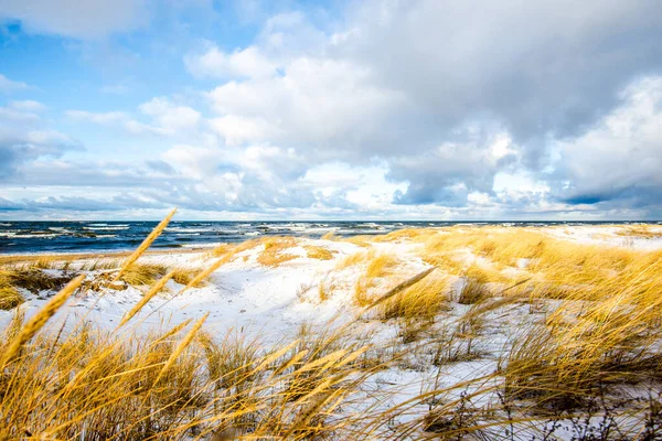 Studené Bouřkové Vlny Mraky Nad Severním Mořem Nizozemsko — Stock fotografie