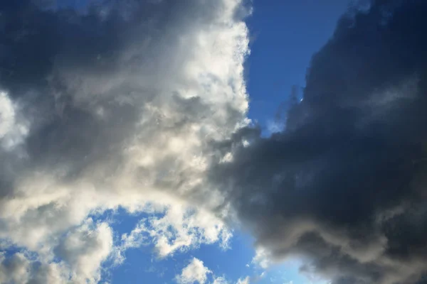 Nuvens Tempestade Acima Mar Báltico Letónia — Fotografia de Stock