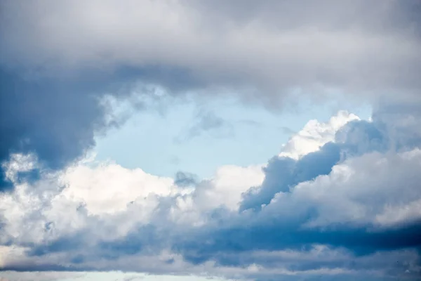 Burzliwe Chmury Nad Morzem Zimowy Krajobraz Chmur — Zdjęcie stockowe