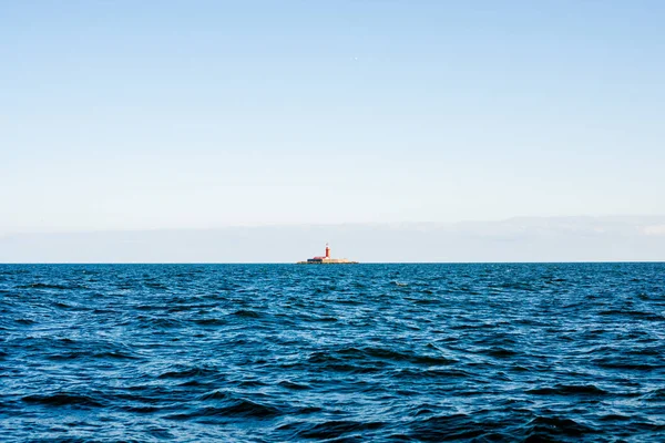 Large Cargo Ship North Sea Clear Sunny Day Norway — Stock Photo, Image