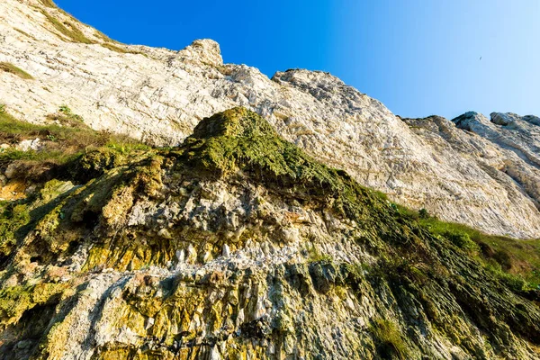 法国诺曼底Etretat白色悬崖景观 — 图库照片