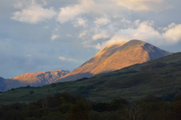 Uma Vista Dos Vales Florestas Montanhas Loch Lomond Trossachs National — Fotografia de Stock