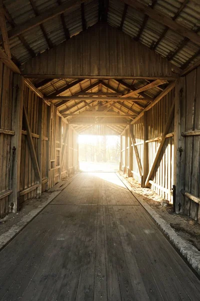 Vecchio Capanno Legno Rustico Abbandonato Primo Piano Agricoltura Agricoltura Architettura — Foto Stock