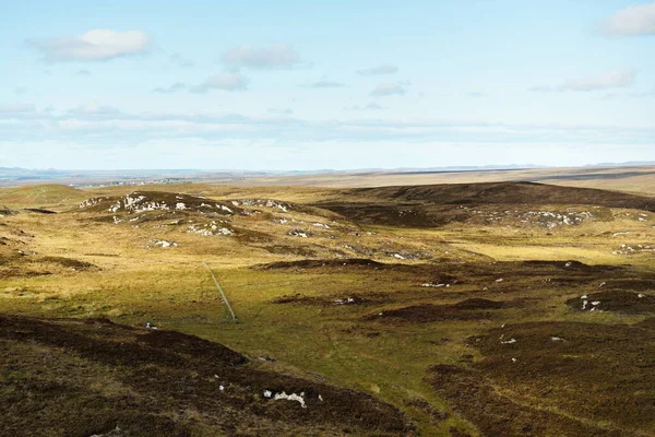 Luftaufnahme Der Felsigen Küsten Täler Und Hügel Der Insel Islay — Stockfoto