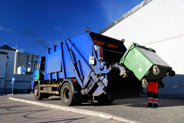 Müllwagen — Stockfoto