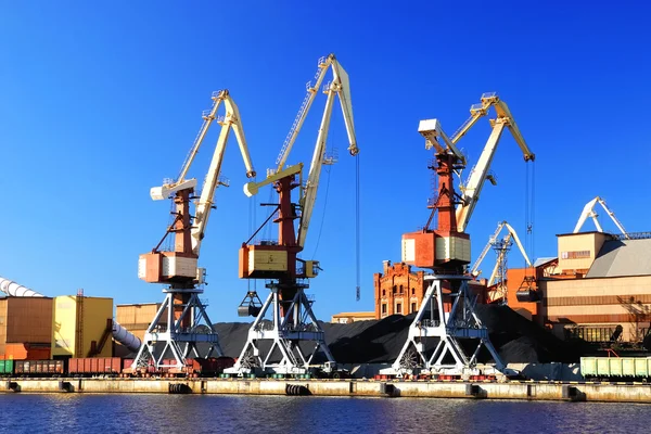 Cargo terminal of Ventspils — Stock Photo, Image