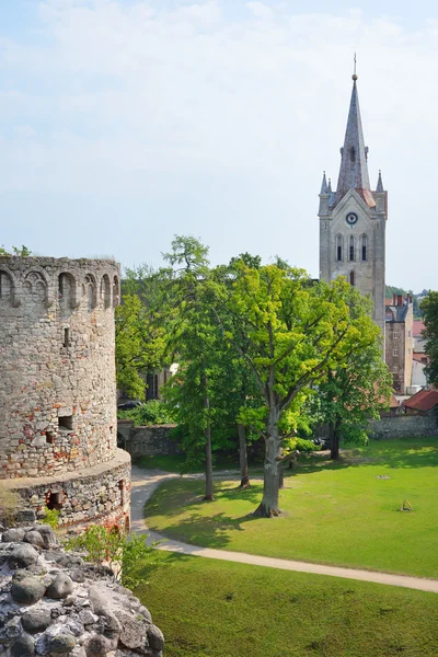 Cesis středověký hrad — Stock fotografie