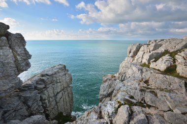 Cape Pointe de kalem-hir, uçurumlar