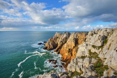 Cape Pointe de kalem-hir, uçurumlar
