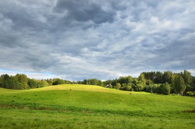 Bulutlu gün alanında