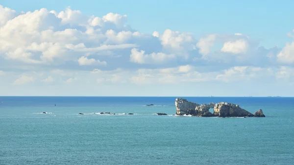 Falésias na capa de Pointe de Pen-hir — Fotografia de Stock