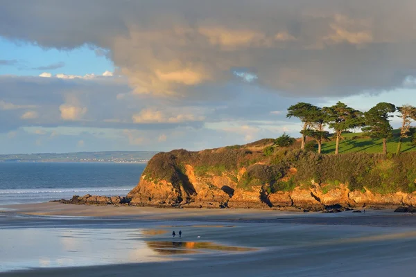 Oceaan kust in Bretagne — Stockfoto