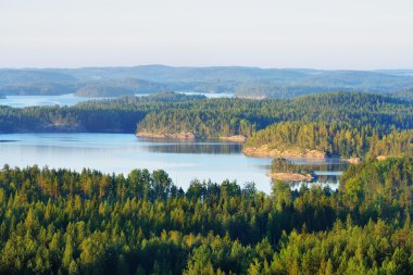 Manzara Saimaa Gölü