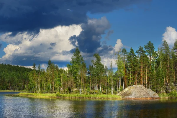 Lago Saimaa en Finlandia — Foto de Stock