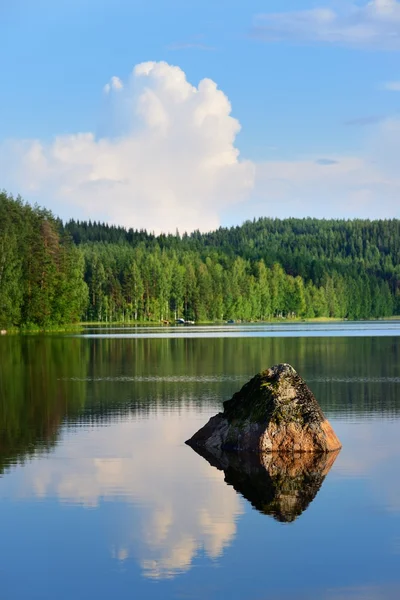 Jezero Saimaa ve Finsku — Stock fotografie