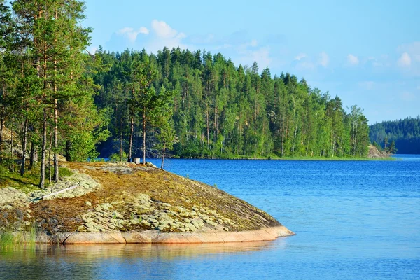 Landscape of Saimaa lake — Stock Photo, Image