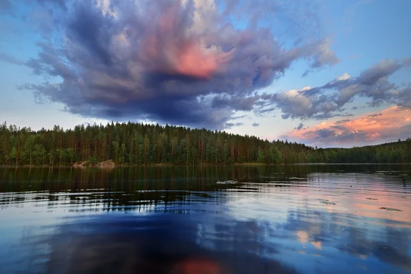 Saimaa lake in Finland — Stock Photo, Image