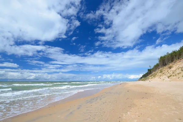 Litorale del Mar Baltico a Jurkalne — Foto Stock