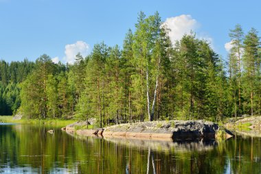 Finlandiya'da Saimaa Gölü