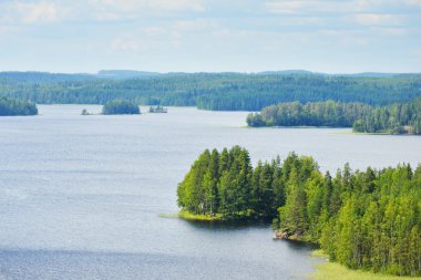 Manzara Saimaa Gölü