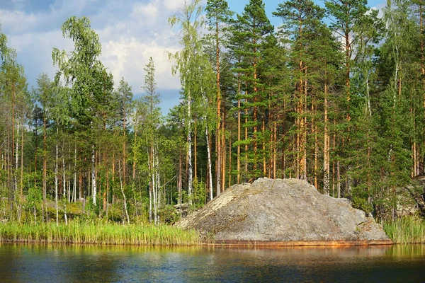 Lago Saimaa en Finlandia — Foto de Stock